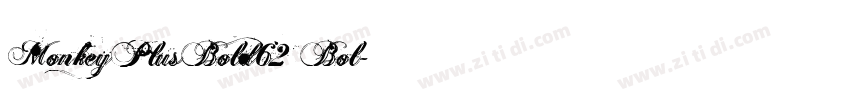 MonkeyPlusBold62 Bol字体转换